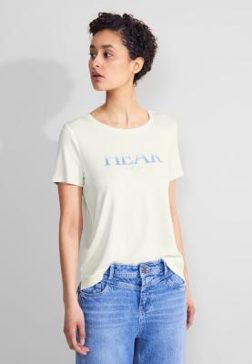 Damen T-Shirt: Modisch mit funkelnden Pailletten | sequins wording shirt