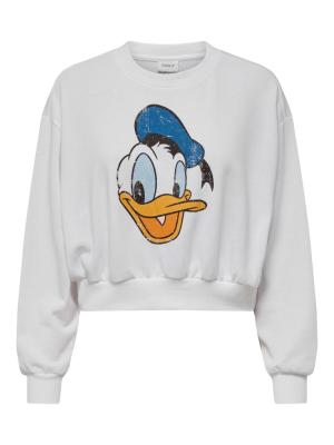 Sweatshirt Donald Duck Druck | ONLDISNEY SHORT L/S O-NECK BOX SWT