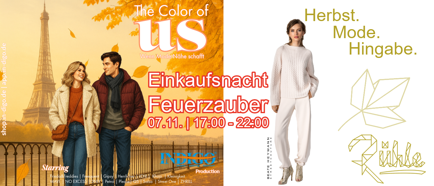 Einkaufsnacht und Feuerzauber