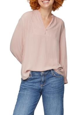 Leichte Damenbluse in zartem Rosé – Eleganz trifft auf Komfort | Bluse