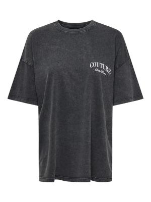 T-Shirt mit V-Ausschnitt | ONLTOHIDA LIFE S/S O-NECK TOP CC JR