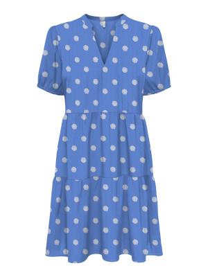 ONLNOVA LIFE VIS S/S THEA DRESS WVN