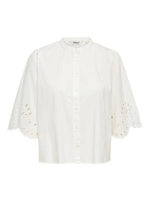 ONLMEADOW SS EMB SLEEVE SHIRT WVN E