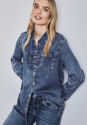 Jeanshemd | Style Denim-Tencel blouse,medi