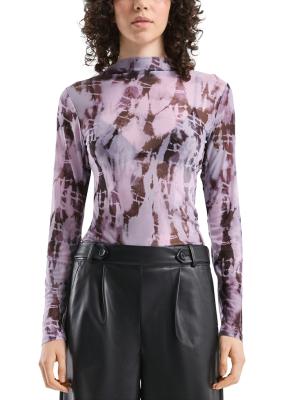 Mesh-Shirt im Slim Fit