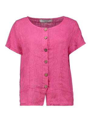 Shirt durchgeknöpft, Halbarm