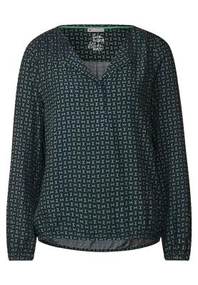 Lässige Damenbluse | LTD QR Printed blouse w new pl