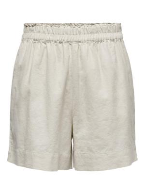 Weite Damen Shorts | ONLTOKYO HW LINEN BLEND SHORTS PNT