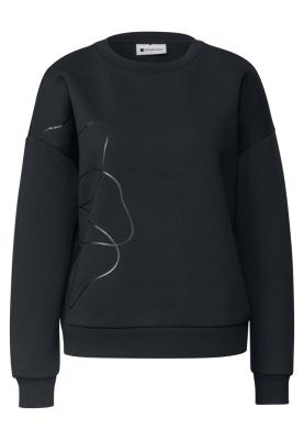 Loose Fit Crewneck w. Flower P