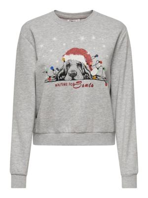 ONLY Weihnachtssweatshirt: Entspannt und Festlich | ONLYDA XMAS L/S O-NECK BOX SWT