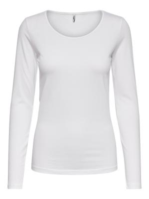 Langärmeliges Basic-Oberteil | ONLLIVE LOVE LIFE L/S ONECK TOP NOO