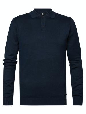 Herren Poloshirt Langarm | Men Knitwear Polo
