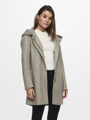 Damen Mantel mit drapierter Kapuze | ONLSEDONA LIGHT COAT OTW NOOS