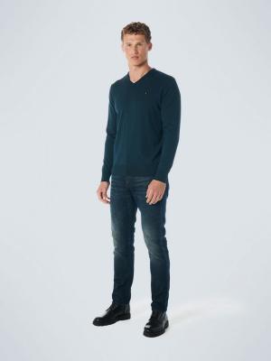 Herren Pullover V- Ausschnitt | Pullover V-Neck 2 Coloured Melange
