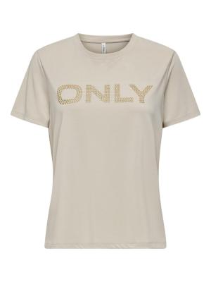 T-Shirt mit ONLY Print | ONLFREE LIFE REG S/S LOGO TOP BOX C