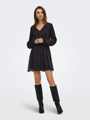 ONLSTAR PENINNA LS SHORT DRESS WVN