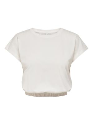ONLMAY S/S PLAIN CROPPED TOP JRS