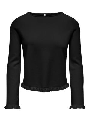 ONLCINDEREL LS LOOS FRILL O-NECK CC