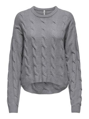 ONLJEANETT LIFE LS CABLE O-NECK CC