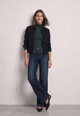 basic big rib roll neck shirt