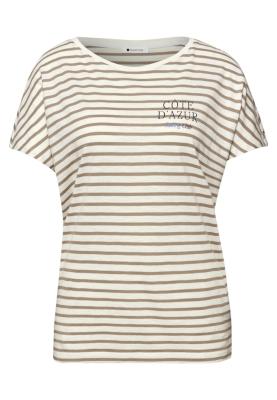 striped shirt w.chest print