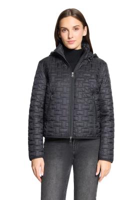 Amber & June Steppjacke – Glanzvoller Auftritt mit grafischer Struktur