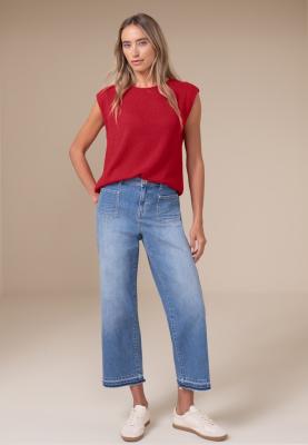 summer knit look top