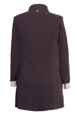 Stehkragen-Long-Blazer aus Jersey – Stilvoll & Bequem