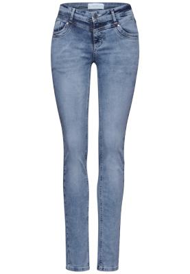 Jeanshose Mid Waist und Slim Legs | Style Denim-York,mw,mid blue