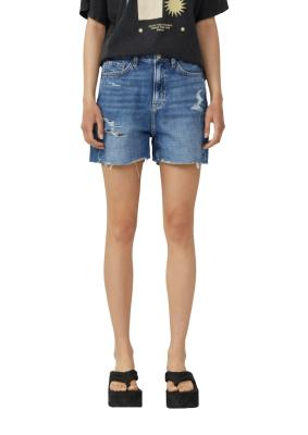 Jeans-Shorts Mom / Relaxed Fit / High Rise