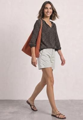 Printed tunic blouse w string