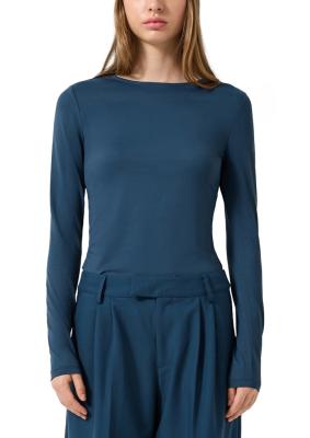 Polyamidshirt im Slim Fit