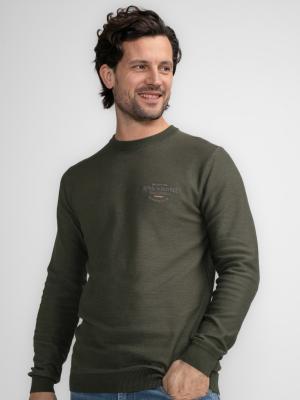 Lässiger Herren-Pullover | Men Knitwear Round Neck Basic