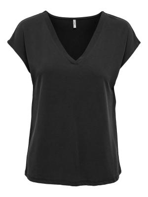 T - Shirt mit V - Ausschnitt | ONLFREE S/S MODAL V-NECK TOP JRS NO