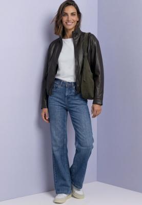 PU Jkt w. Stand Up Collar