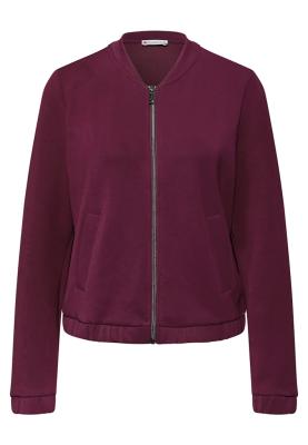 EOS_Silk look short zipper jac