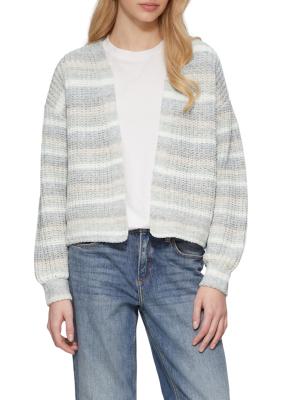 Oversized-Strickjacke aus Chenille-Garn