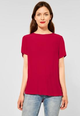 Solid roundneck blouse