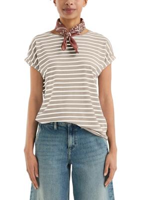 Locker geschnittenes T-Shirt aus Modalmix