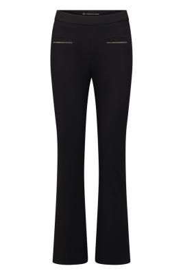 Damen-Hose Macy 7/8 P in Schwarz aus Double Jersey