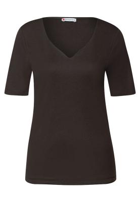 QR shirt w.heart neckline shap