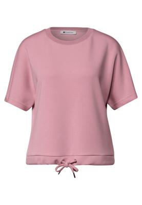 silk look shirt w.rib collar a