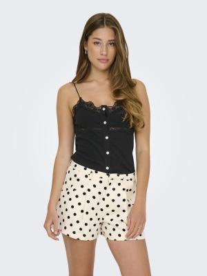 ONLLUKKA RIB MIX LACE SINGLET CS JR