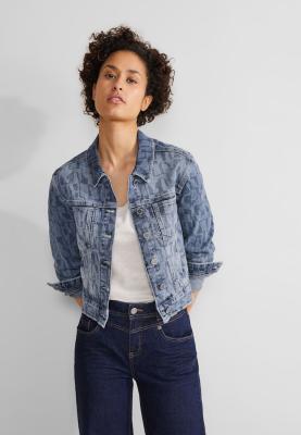 Damen Jeansjacke | Denim-Jacket,indigo laser