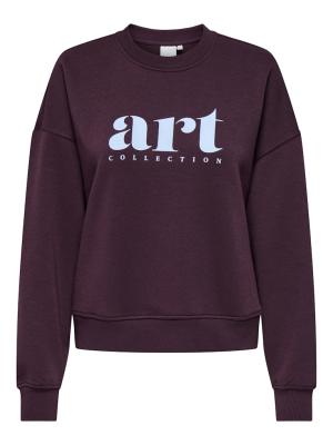 ONLBEST L/S PRINT CREW NECK SWT