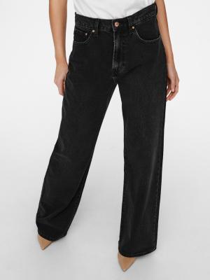 Jeans mit High Waist- Weite Beinform | ONLHOPE EX HW WIDE DNM REA129 NOOS