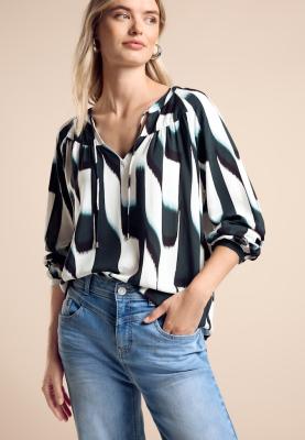 bedruckte Raglan-Bluse | Printed Raglan tunicblouse w g