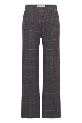 Elaine | Pull-On Joggpants mit Karomuster und elegantem Flair