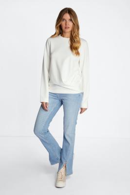 Damen Sweatshirt | Sweatshirt with wrap detail