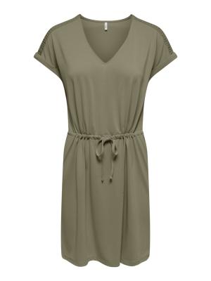 ONLFREE S/S LACE STRING DRESS JRS